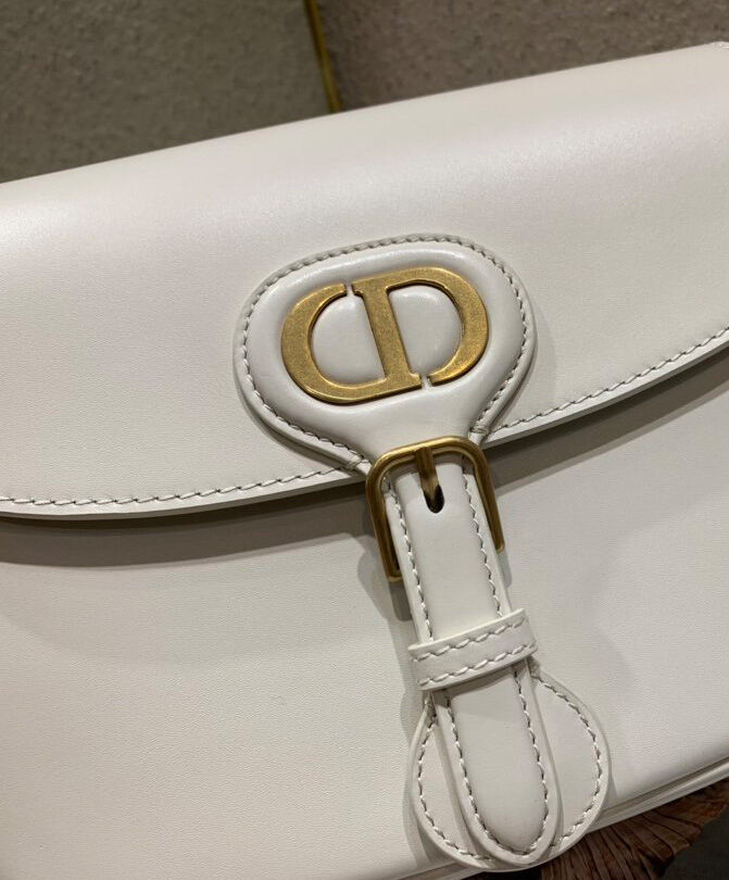 Christian Dior Medium Dior Bobby Bag White